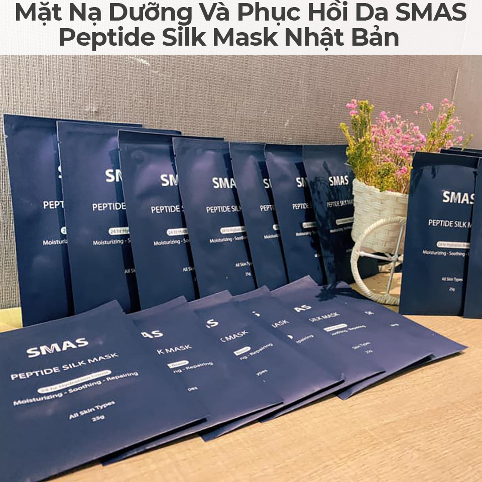 Mặt Nạ Dưỡng Và Phục Hồi Da SMAS Peptide Silk Mask Nhật Bản-7 Mặt Nạ Dưỡng Và Phục Hồi Da SMAS Peptide Silk Mask Nhật Bản-7