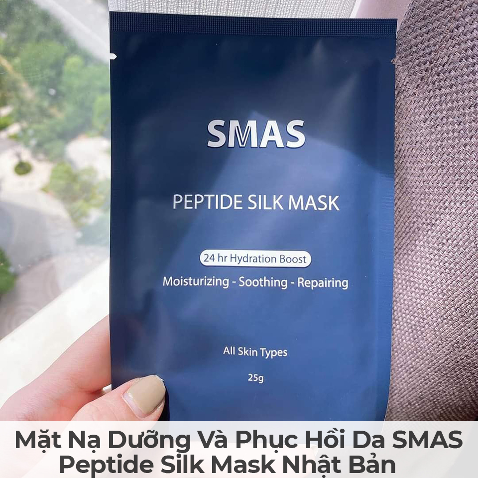Mặt Nạ Dưỡng Và Phục Hồi Da SMAS Peptide Silk Mask Nhật Bản-8 Mặt Nạ Dưỡng Và Phục Hồi Da SMAS Peptide Silk Mask Nhật Bản-8