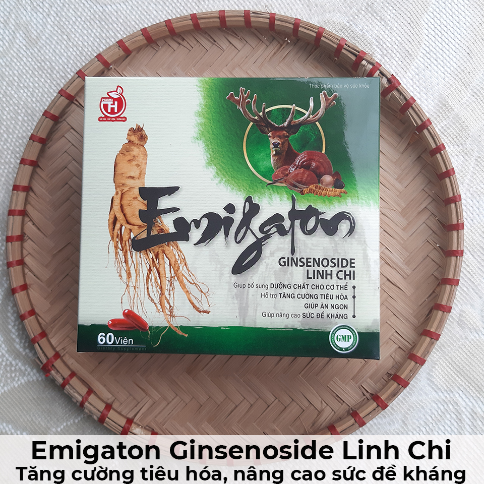 Emigaton ginsenoside linh chi - Tăng cường tiêu hóa, nâng cao sức đề kháng-2 Emigaton ginsenoside linh chi - Tăng cường tiêu hóa, nâng cao sức đề kháng-2