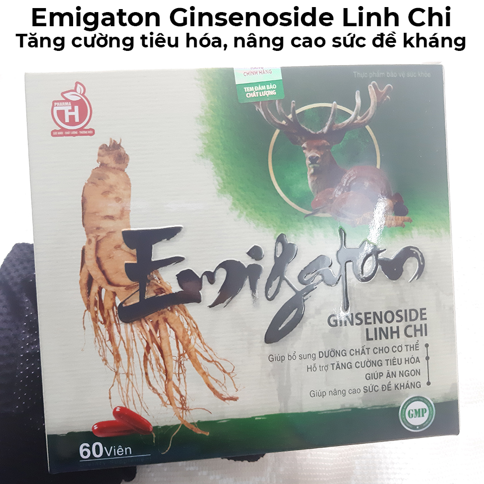 Emigaton ginsenoside linh chi - Tăng cường tiêu hóa, nâng cao sức đề kháng-5 Emigaton ginsenoside linh chi - Tăng cường tiêu hóa, nâng cao sức đề kháng-5