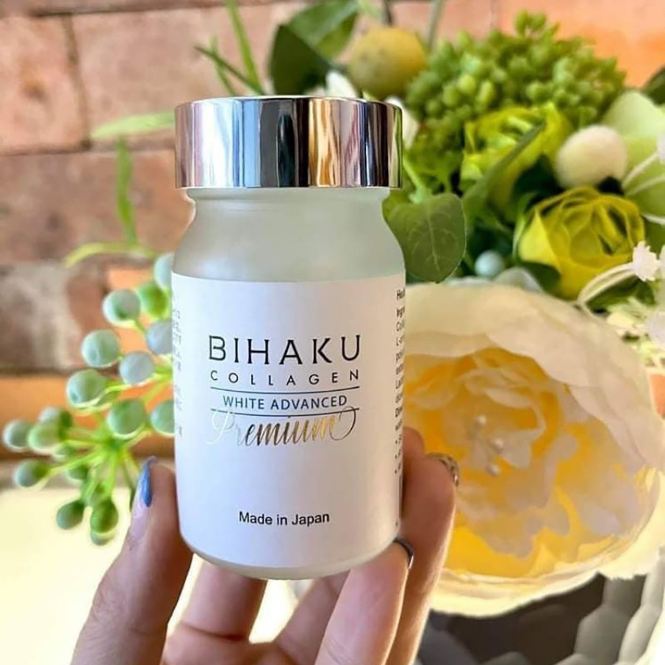 Viên Uống Bihaku Collagen Premium Nhật Bản Bổ Sung Collagen, Trắng Da, Mờ Nám-3 Viên Uống Bihaku Collagen Premium Nhật Bản Bổ Sung Collagen, Trắng Da, Mờ Nám-3
