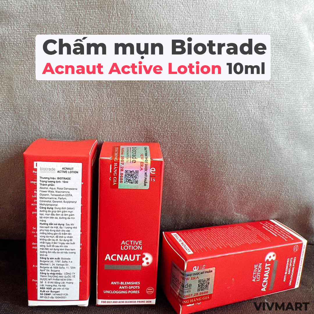Chấm mụn Biotrade Acnaut Active Lotion 10ml-5 Chấm mụn Biotrade Acnaut Active Lotion 10ml-5