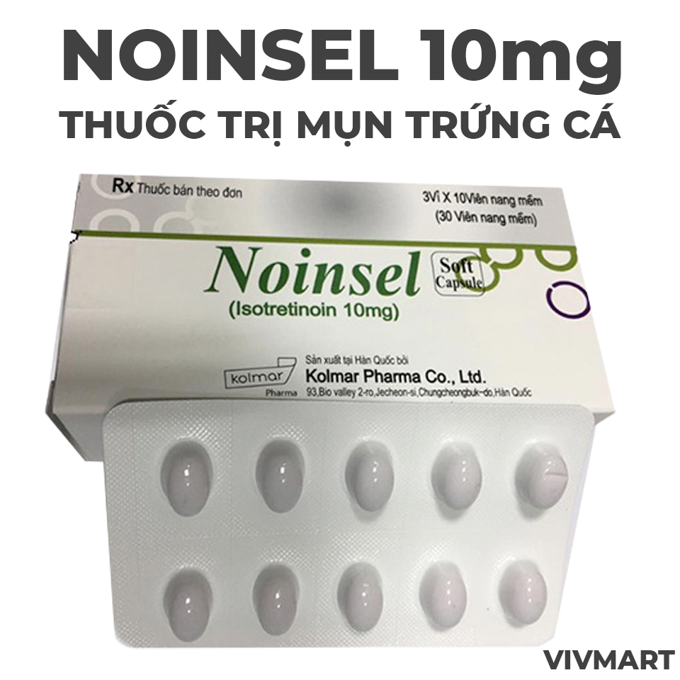 Thuốc Điều Trị Mụn Trứng Cá Noinsel 10mg-1 Thuốc Điều Trị Mụn Trứng Cá Noinsel 10mg-1