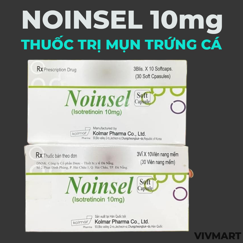 Thuốc Điều Trị Mụn Trứng Cá Noinsel 10mg-3 Thuốc Điều Trị Mụn Trứng Cá Noinsel 10mg-3