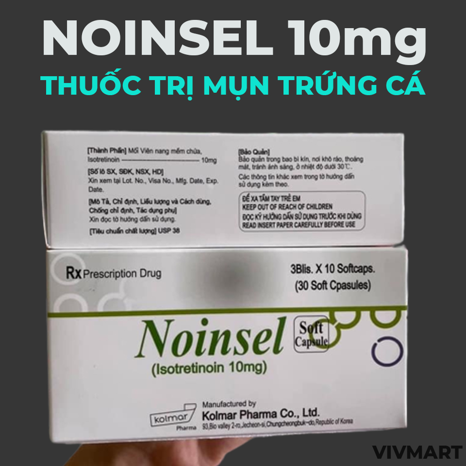 Thuốc Điều Trị Mụn Trứng Cá Noinsel 10mg-7 Thuốc Điều Trị Mụn Trứng Cá Noinsel 10mg-7