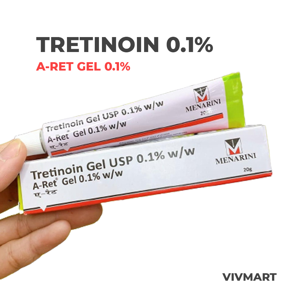 Tretinoin Gel USP Aret 0.01 Điều Trị Mụn Chống Lão Hóa Da-2 Tretinoin Gel USP Aret 0.01 Điều Trị Mụn Chống Lão Hóa Da-2