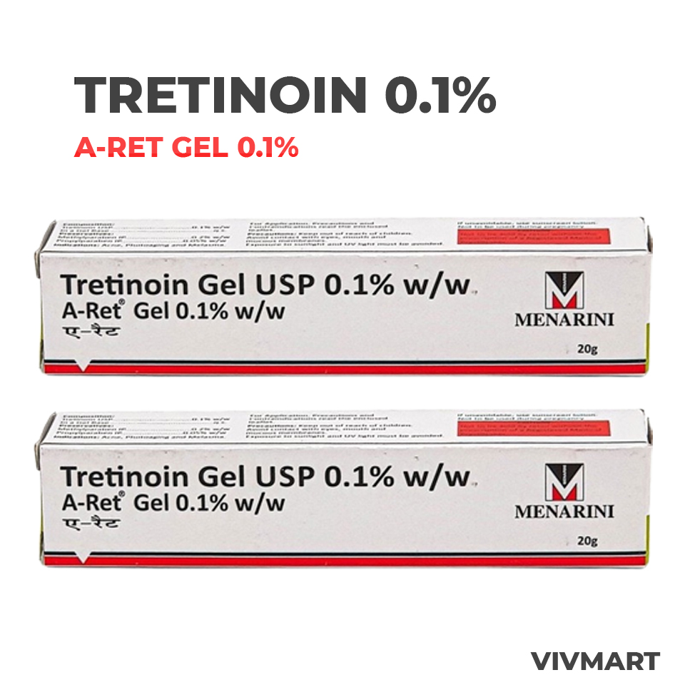 Tretinoin Gel USP Aret 0.01 Điều Trị Mụn Chống Lão Hóa Da-7 Tretinoin Gel USP Aret 0.01 Điều Trị Mụn Chống Lão Hóa Da-7