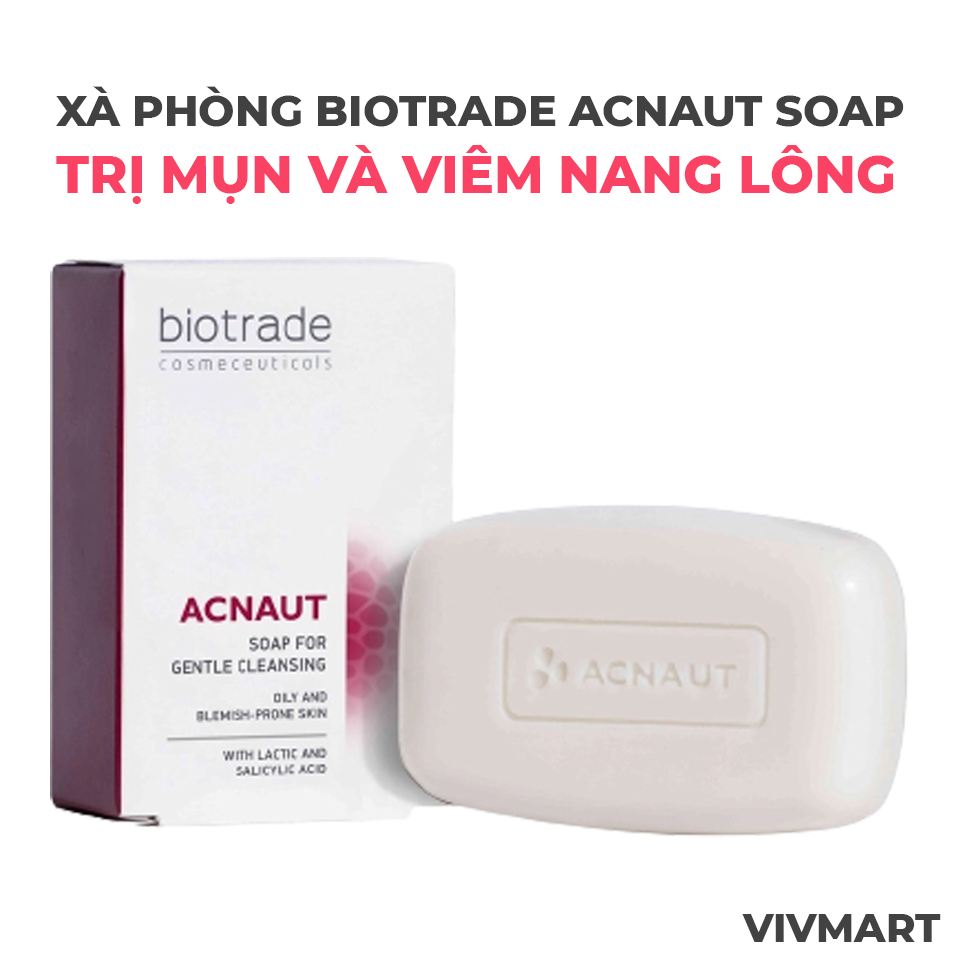 Xà Phòng Trị Mụn Và Viêm Nang Lông Biotrade Acnaut Soap-1 Xà Phòng Trị Mụn Và Viêm Nang Lông Biotrade Acnaut Soap-1